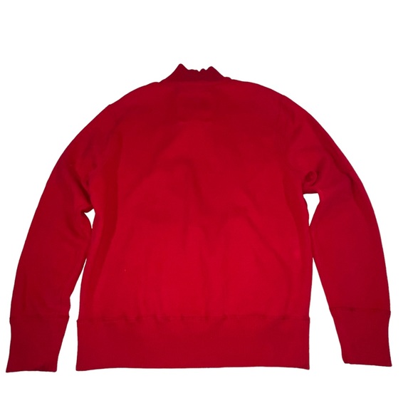 Men’s American Eagle Outfitters 1/4 Zip Red Sweatshirt Pullover - Large - Picture 7 of 11